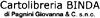 Scheda Azienda CARTOLIBRERIA BINDA