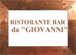 Scheda Azienda RISTORANTE BAR DA GIOVANNI di BORTINO GIOVANNI