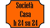 Scheda Azienda SOCIETA' CASA 24 ORE SU 24