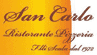 Scheda Azienda RISTORANTE PIZZERIA SAN CARLO