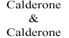 Scheda Azienda CALDERONE & CALDERONE