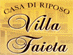 Scheda Azienda CASA DI RIPOSO VILLA FAIETA ANDROMEDA srl