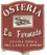 Scheda Azienda OSTERIA LA FERMATA