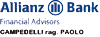 Scheda Azienda PROMOTORE FINANZIARIO E PREVIDENZIALE ALLIANZ BANK CAMPEDELLI PAOLO