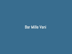 Logo di BAR MILLE VANI