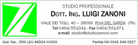Logo di ZANONI ING. LUIGI - STUDIO PROFESSIONALE