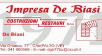 Logo di IMPRESA DE BIASI COSTRUZIONI E RESTAURI