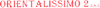 Logo di ORIENTALISSIMO 2 SAS