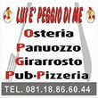 Logo di LUI E' PEGGIO DI ME OSTERIA PIZZERIA BRACERIA