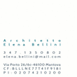 Logo di ARCHITETTO BELLINI  ELENA