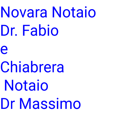 Logo di NOTAI FABIO NOVARA E MASSIMO CHIABRERA - ASSOCIAZIONE PROFESSIONALE