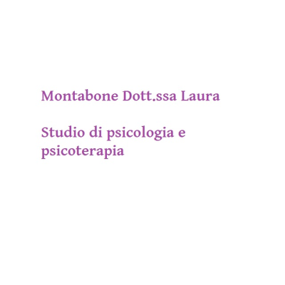 Logo di MONTABONE DOTT.SSA LAURA - STUDIO DI PSICOLOGIA E PSICOTERAPIA