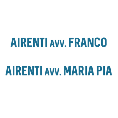 Logo di AIRENTI AVV. FRANCO - AIRENTI AVV. MARIA PIA