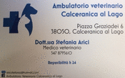 Logo di AMBULATORIO VETERINARIO CALCERANICA AL LAGO
