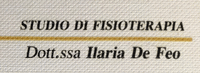 Logo di STUDIO DI FISIOTERAPIA DOTT.SSA ILARIA DE FEO