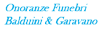 Logo di ONORANZE FUNEBRI BALDUINI & GARAVANO
