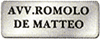 Logo di DE MATTEO AVV. ROMOLO