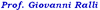 Logo di RALLI PROF. GIOVANNI