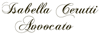Logo di CERUTTI AVV. ISABELLA