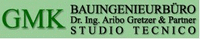 Logo di INGG. GRETZER · MICK · KHUEN · STUDIO TECNICO ASSOCIATO GMK INGENIEURBÜRO