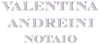 Logo di NOTAIO VALENTINA ANDREINI