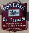 Logo di OSTERIA LA FERMATA