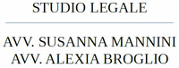Logo di STUDIO LEGALE AVVOCATO MANNINI SUSANNA AVVOCATO BROGLIO ALEXIA