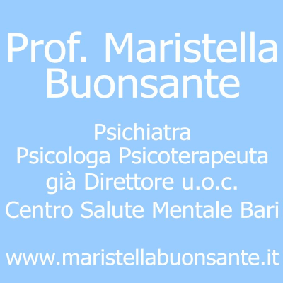 Logo di BUONSANTE PROF. MARISTELLA PSICHIATRA PSICOLOGA PSICOTERAPEUTA