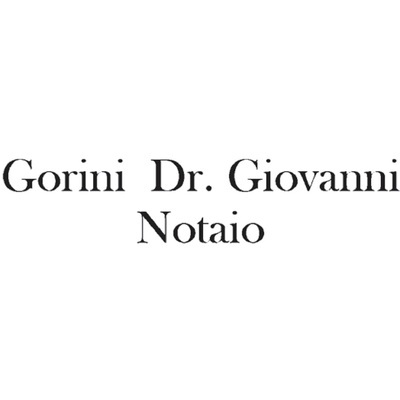 Logo di GORINI DR. GIOVANNI - NOTAIO