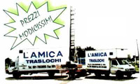 Logo di L'AMICA TRASLOCHI NOLEGGIO AUTOSCALE FACCHINAGGIO