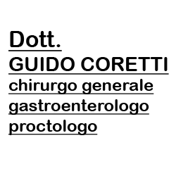 Logo di DOTT. GUIDO CORETTI - CHIRURGO GENERALE, GASTROENTEROLOGO, PROCTOLOGO
