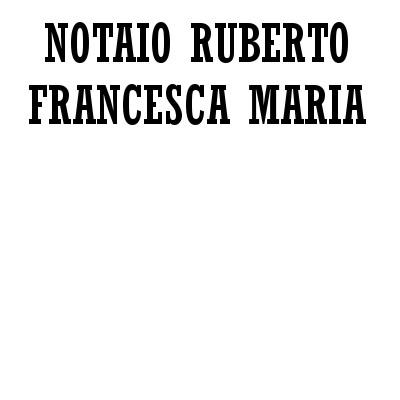 Logo di RUBERTO FRANCESCA MARIA