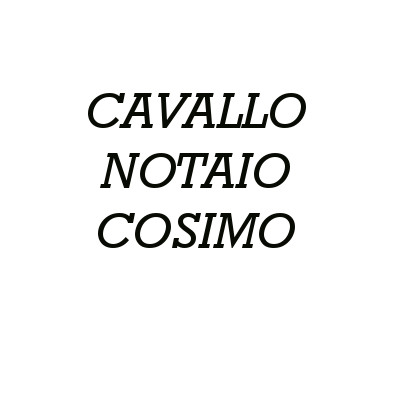 Logo di NOTAIO COSIMO CAVALLO