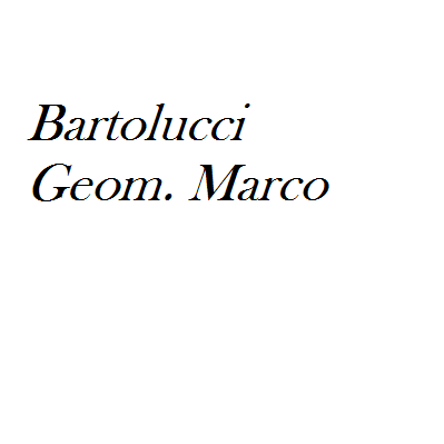 Logo di BARTOLUCCI GEOM. MARCO