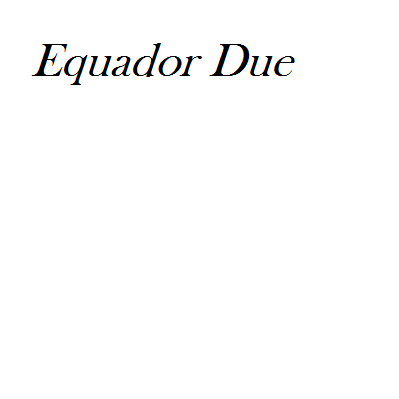 Logo di EQUADOR 2