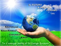 Logo di E4 ENERGY SYSTEMS srl - IMPIANTI FOTOVOLTAICI ED ENERGIE ALTERNATIVE