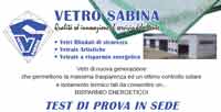 Logo di VETRO SABINA