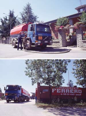 Camion trasporto gasolio